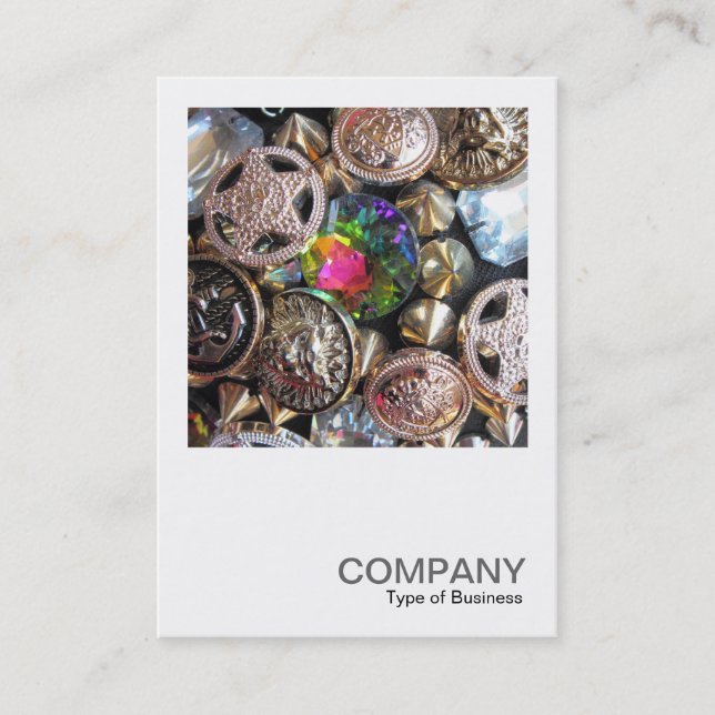 Square Photo 0479 - Flea Market Bling Visitkort (Framsida)