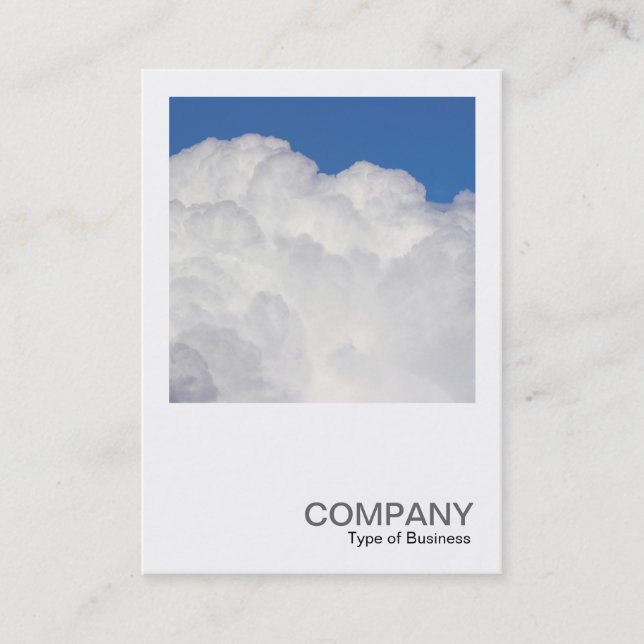 Square Photo 0517 - Kumulus Clouds Visitkort (Framsida)