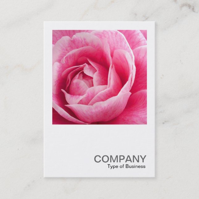 Square Photo 082 - Rosa Camelia Visitkort (Framsida)