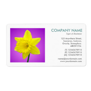 Square Photo - Daffodil Fraktsedel