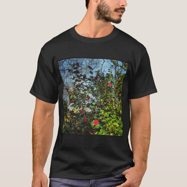 Square Photo - Magnolia Bush 01 Tee Shirt (Framsida)