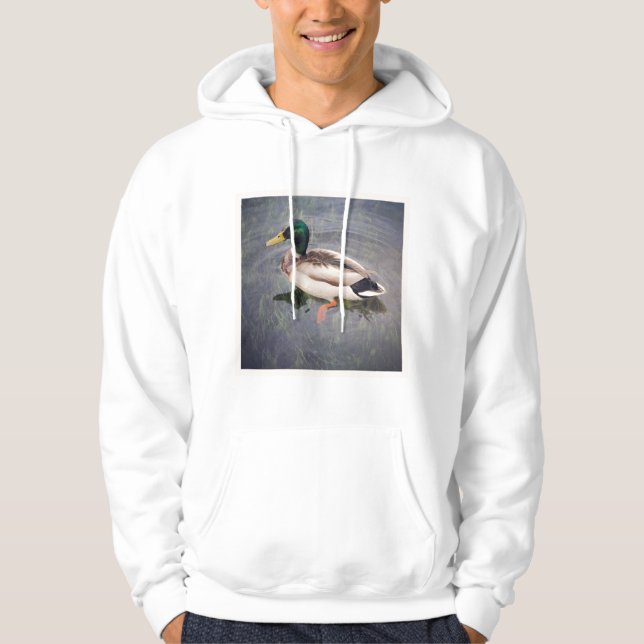 Square Photo - Mallard Anka Sweatshirt Med Luva (Framsida)