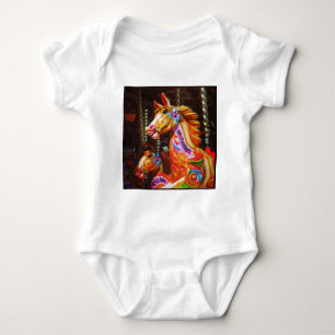 Square Photo - Merry-go-round Horses 02 T-shirt