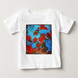 Square Photo - Red Höst löv Tee Shirt