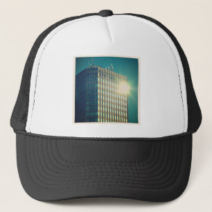 Square Photo - Sol på ett Byggnad Keps