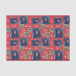 Square Photo Studenten, klass - Röd