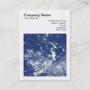 Square Photo (v3) - Woodland Canopy 02 - Cyanotyp Visitkort