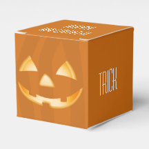 Square Pumpkin Halloween-favoritruta - Bus eller g