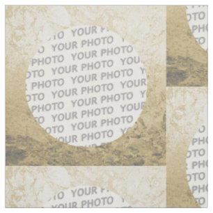 Square Ram stäng VI + ditt foto Tyg