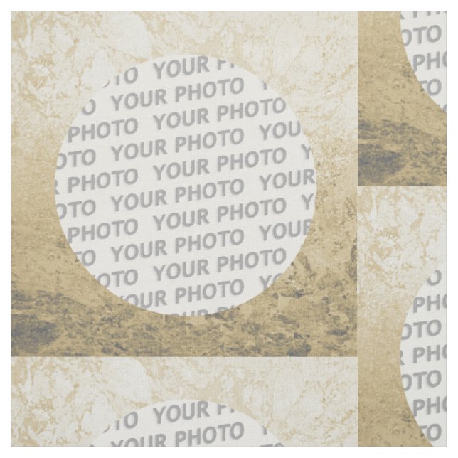 Square Ram stäng VI + ditt foto Tyg (Provkarta)