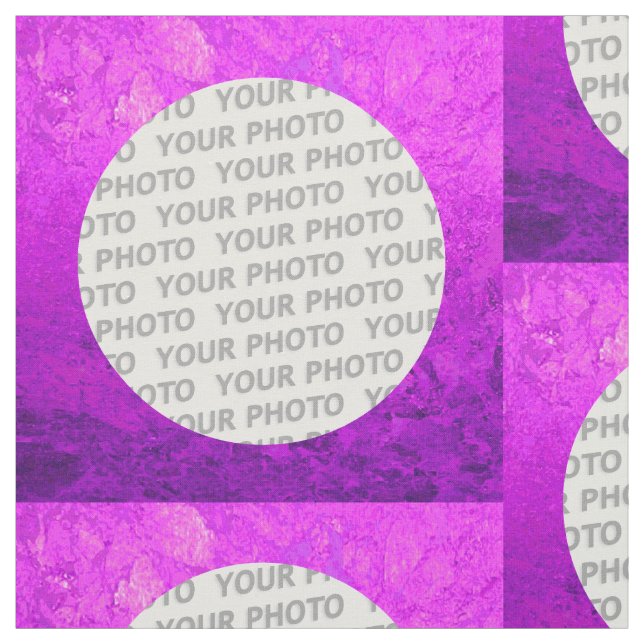 Square Ram stäng VII + ditt foto Tyg (Provkarta)