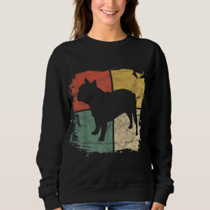 Square Retro Fransk Bulldog Owner Gift Hund French T Shirt