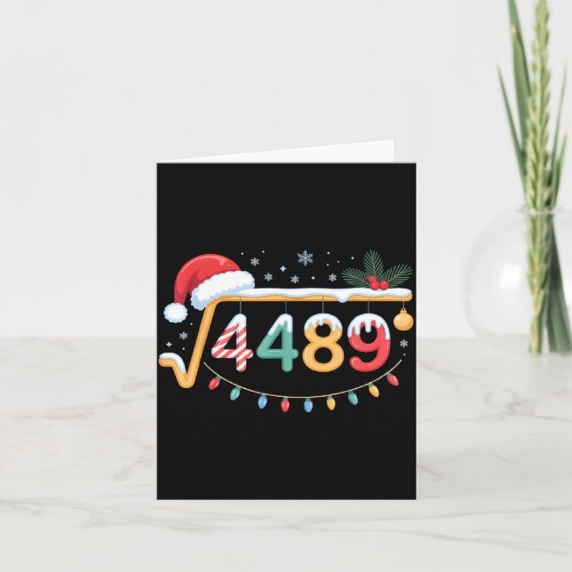 Square Root 4489 Funny 67 Meme Math Teacher 6 7 Ch Kort (Framsida)