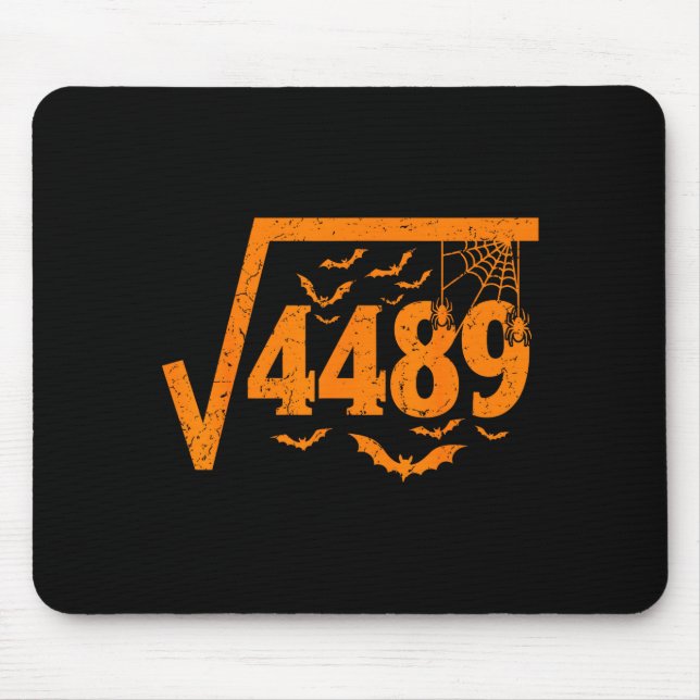 Square Root 4489 Funny Halloween Meme 67 Math Teac Musmatta (Framsidan)
