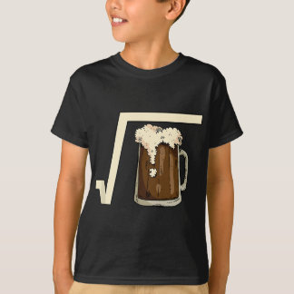 Square Root Beer Math Pun Mathemes Joke Science T Shirt