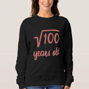 Square Root of 100 10th Birthday 10 Year Old Math T Shirt