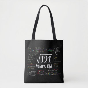Square Root of 121 11th Birthday 11 Year Old Gifts Tygkasse