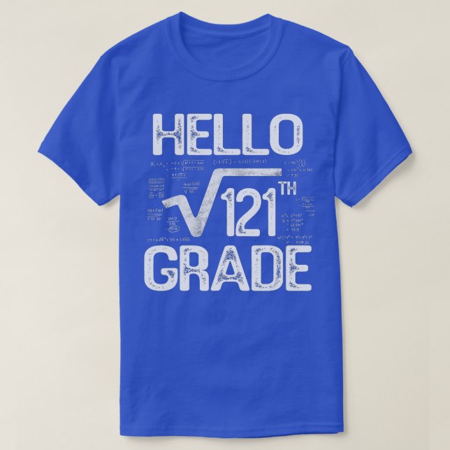 Square Root of 121 Klass Hej 11 Klass tillbaka til T Shirt (Design framsida)