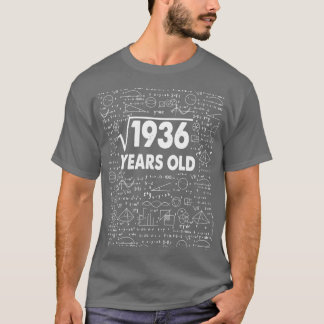 Square Root of 1936 44th Birthday 44 Years T Shirt