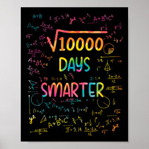 Square Root of 1 000 Math 100 Days Smarter School Poster