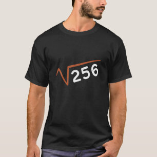 Square Root of 256 Years Old Fifn 16 T Shirt