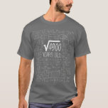 Square Root of 4900 70 Yrs Old 70th Birthday T Shirt<br><div class="desc">formel,  fysiker,  lärare,  matematik,  nörd,  einstein</div>