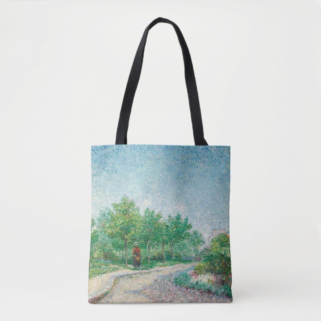 Square Saint-Pierre, Paris av Van Gogh Tote Bag Tygkasse (Framsida)