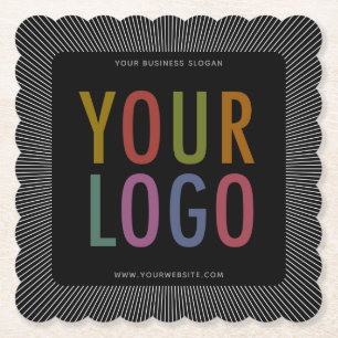 Square Scalloped Kant Papprare Underläggs Company  Underlägg Papper