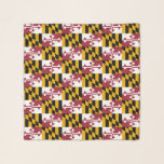 Square Scarf med flagga av Maryland State, USA Sjal<br><div class="desc">Lägg till en snyggt av Maryland-pridet till vardroppen med exklusivens fyrkantiga halsduk med flagga Maryland. Designat med elegans och mångsidighet i åtanke är denna kvadratscarf mer än bara ett mode-tillbehör. Den är ett firande av Marylands rik och levande kulturella identitet. Den utmärkande designen visningar den ikoniska Maryland statlig flagga och...</div>