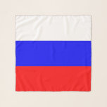 Square Scarf med flagga av Ryssland Sjal<br><div class="desc">Patriotisk,  elegant-halsduk med flagga av Ryssland. Den här produkten har sitt anpassade.</div>