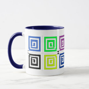 Square Spiral Mugg