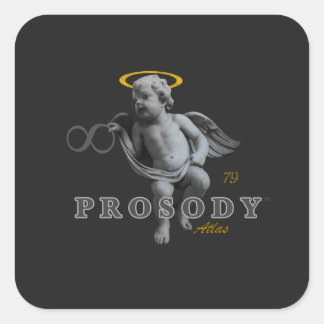 Square Sticker Fyrkantigt Klistermärke