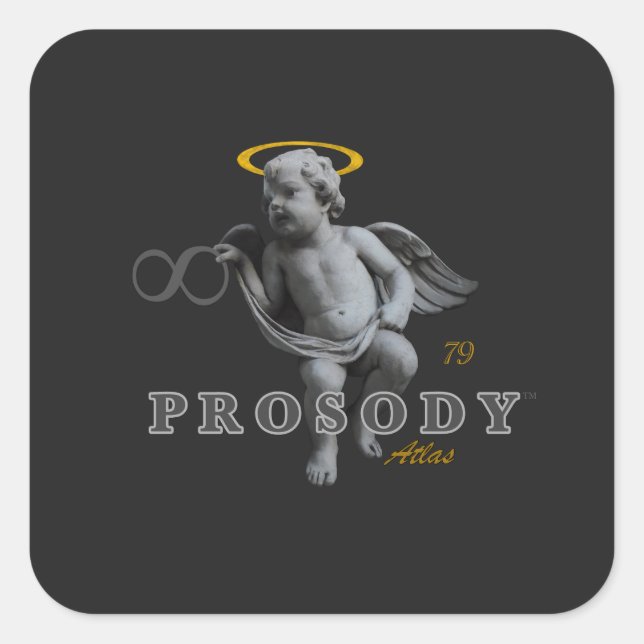 Square Sticker Fyrkantigt Klistermärke (Framsida)