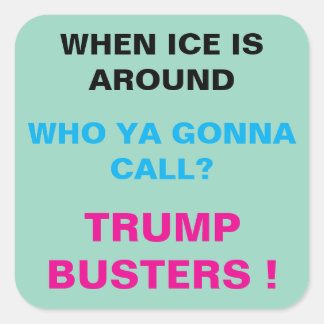 Square Stickers, sheet of six 3 inch stickeSticker Fyrkantigt Klistermärke