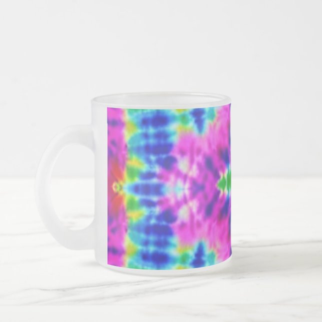 Square Tie Dye kaffe mugg (Vänster)
