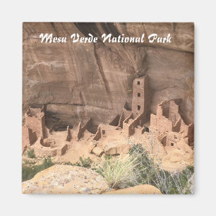 Square Torn House - Mesa Verde National Park Magnet