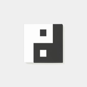 Square Yin Yang Post-it Block