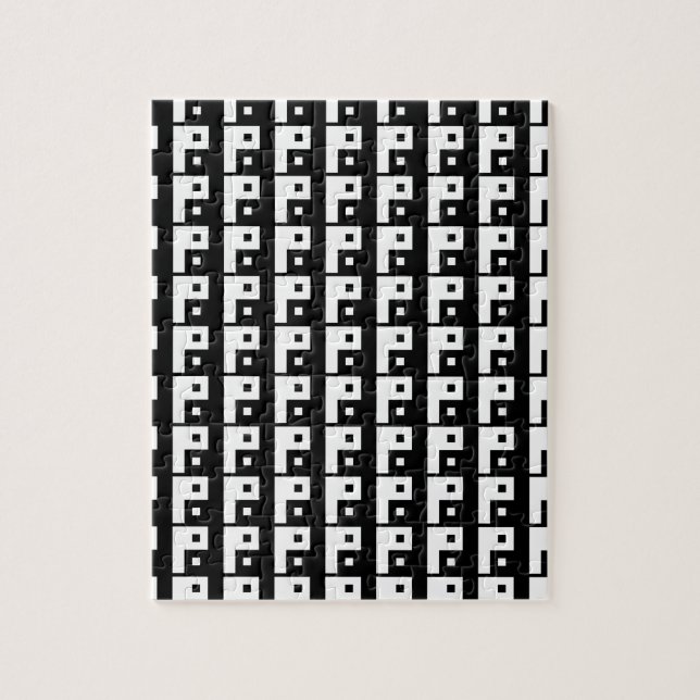Square Yin Yang Pussel (Vertikal)