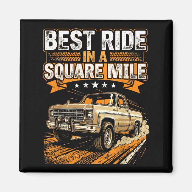 Squarebody Truck  Magnet (Framsidan)