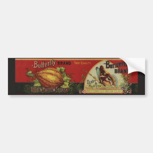 Squash Antique Vegetable Label Can Bildekal