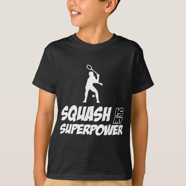 squash är min superpower t-shirt (Framsida)