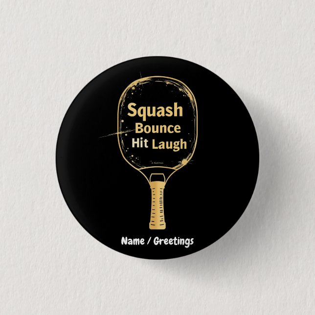 Squash Boung Slå Laugh: Embrace the Roligt and Spi Knapp (Framsida)