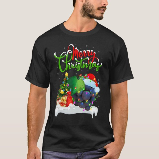 Squash Fruit   Xmas Decorations Santa Squash Chris T Shirt (Framsida)