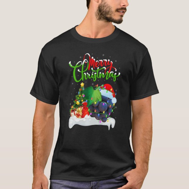 Squash Fruit  Xmas Decorations Santa Squash Christ T Shirt (Framsida)