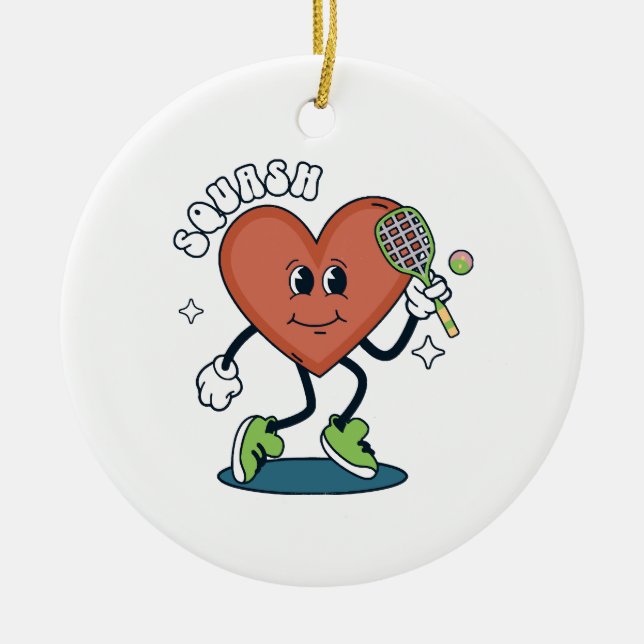squash julgransprydnad keramik (Framsidan)