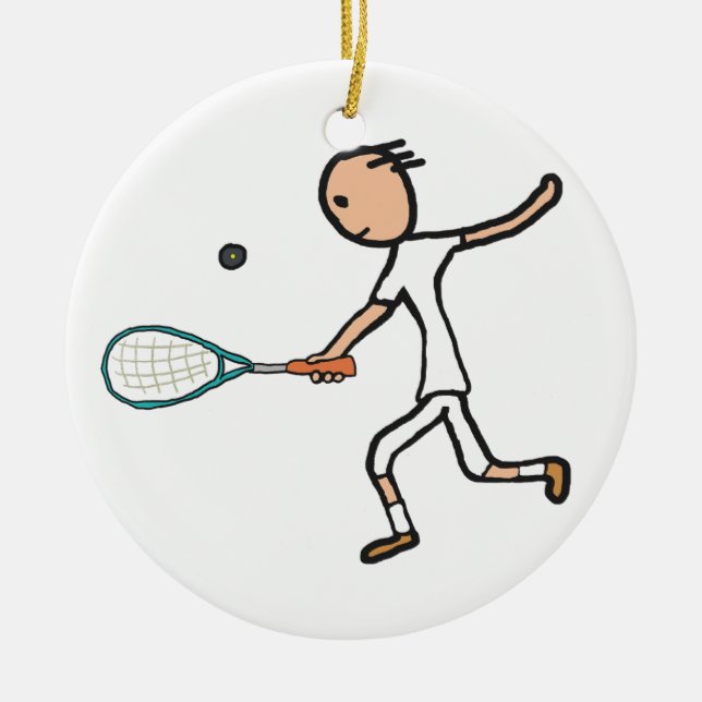 Squash Julgransprydnad Keramik (Framsidan)