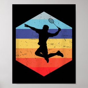 Squash Manar Badminton Player Poster