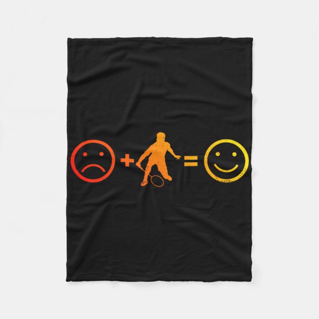 Squash Manar Women's Badminton Player Fleecefilt (Framsidan)