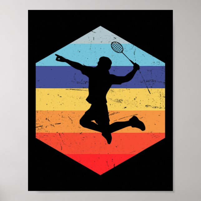 Squash Manars Badminton Player Poster (Framsidan)