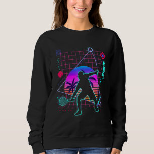 Squash Player Aesthetic Vaporwave 80 s Stil Squash T Shirt